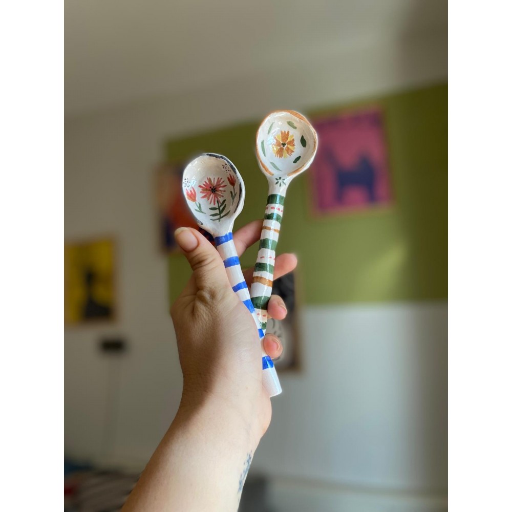 Seramik Dekoratif Kaşık - Model 1