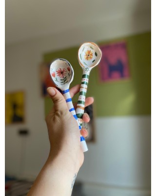 Seramik Dekoratif Kaşık - Model 1