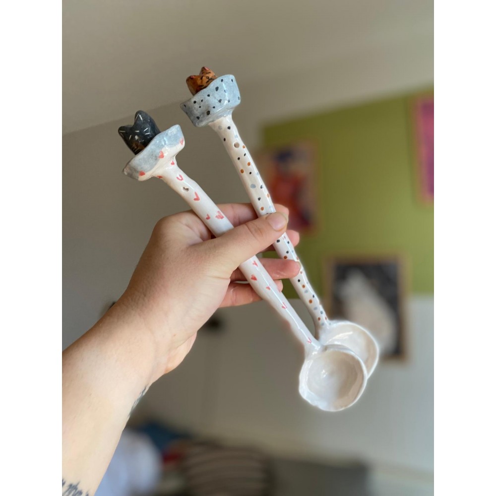 Seramik Dekoratif Kaşık - Model 2